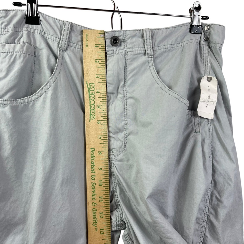 Anthropologie Pilcro Baggy Parachute Harem Pants Womens 30 Gray Lightweight - Picture 9 of 11